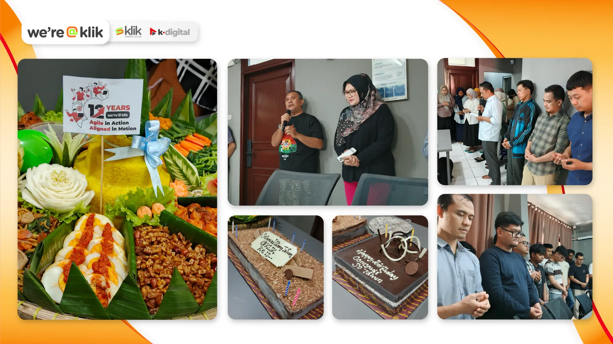 KLIK Group's Gratitude Feast and Joint Prayer, Welcoming the 12th Anniversary